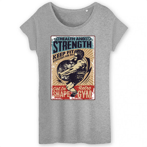 T-shirt bio Heald and Strength