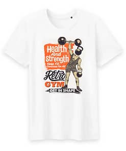 T-shirt bio Rétro gym 2