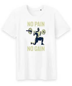 T-shirt bio no pain no gain 2