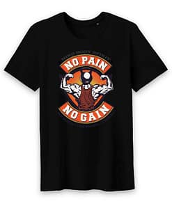 T-shirt bio no pain no gain