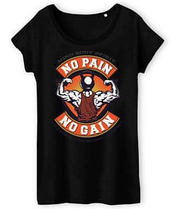 T-shirt bio No pain no gain