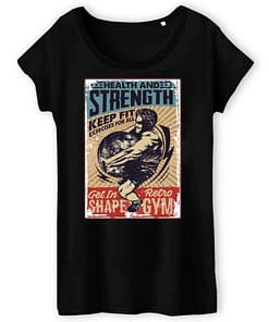 T-shirt bio Heald and Strength