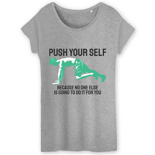 T-shirt bio Push ypur self