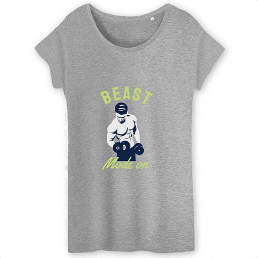 T-shirt bio Beast mode on