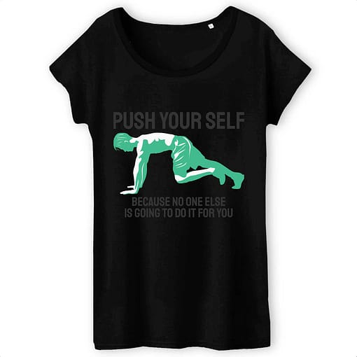 T-shirt bio Push ypur self